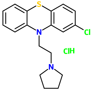 (图片) MC080157 2-Chloro-10-(2-pyrrolidino-ethyl)-phenothiazine HCl